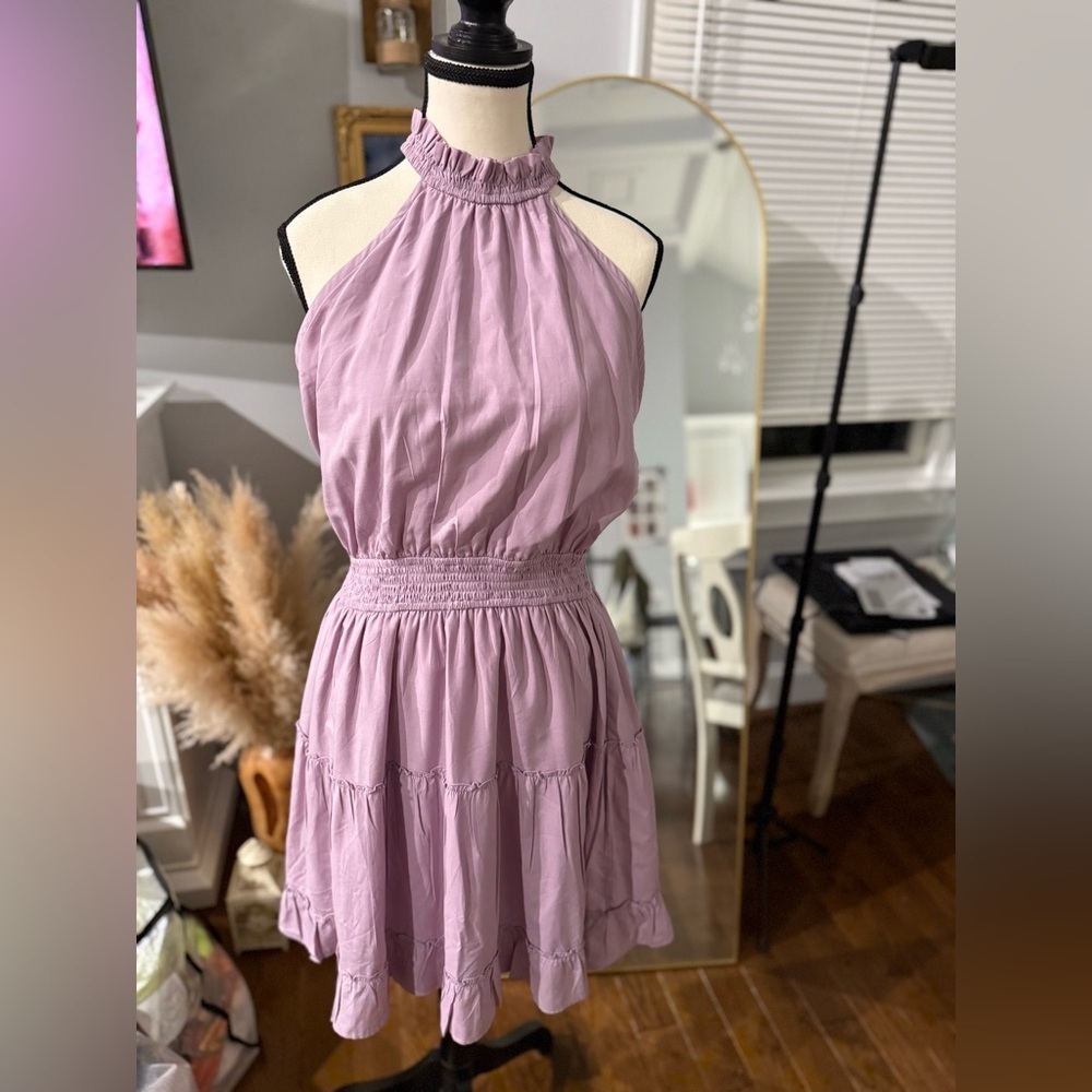 Purple merokeety  halter dress